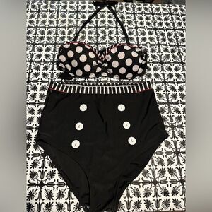 Rockabilly - Women’s vintage high waisted underwire bikini